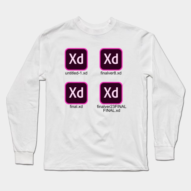 XD .xd Funny Files Pack Long Sleeve T-Shirt by zap